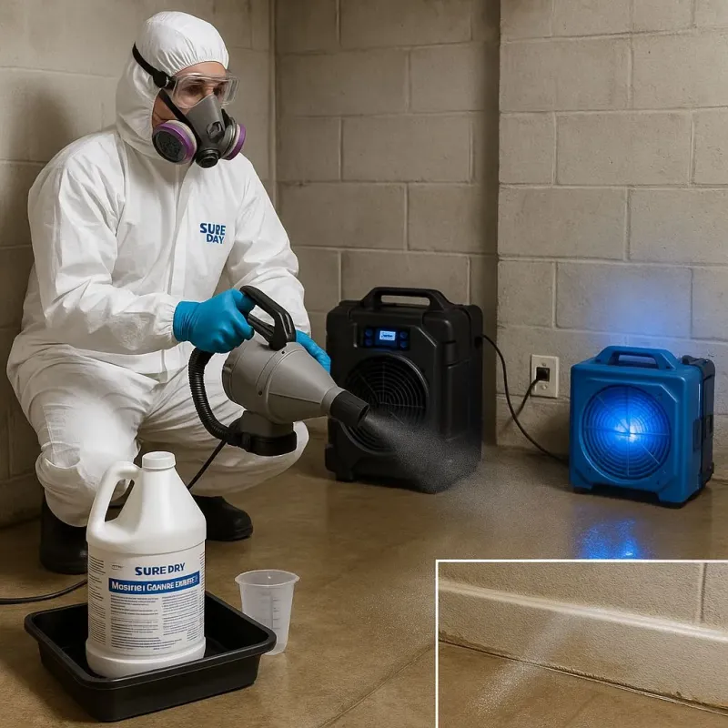 Sanitization and Odor Removal process in Farmingdale, NJ