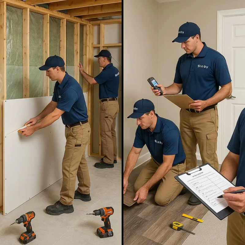 Repairs and Reconstruction process in Farmingdale, NJ